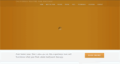 Desktop Screenshot of californiarolfingandmassage.com